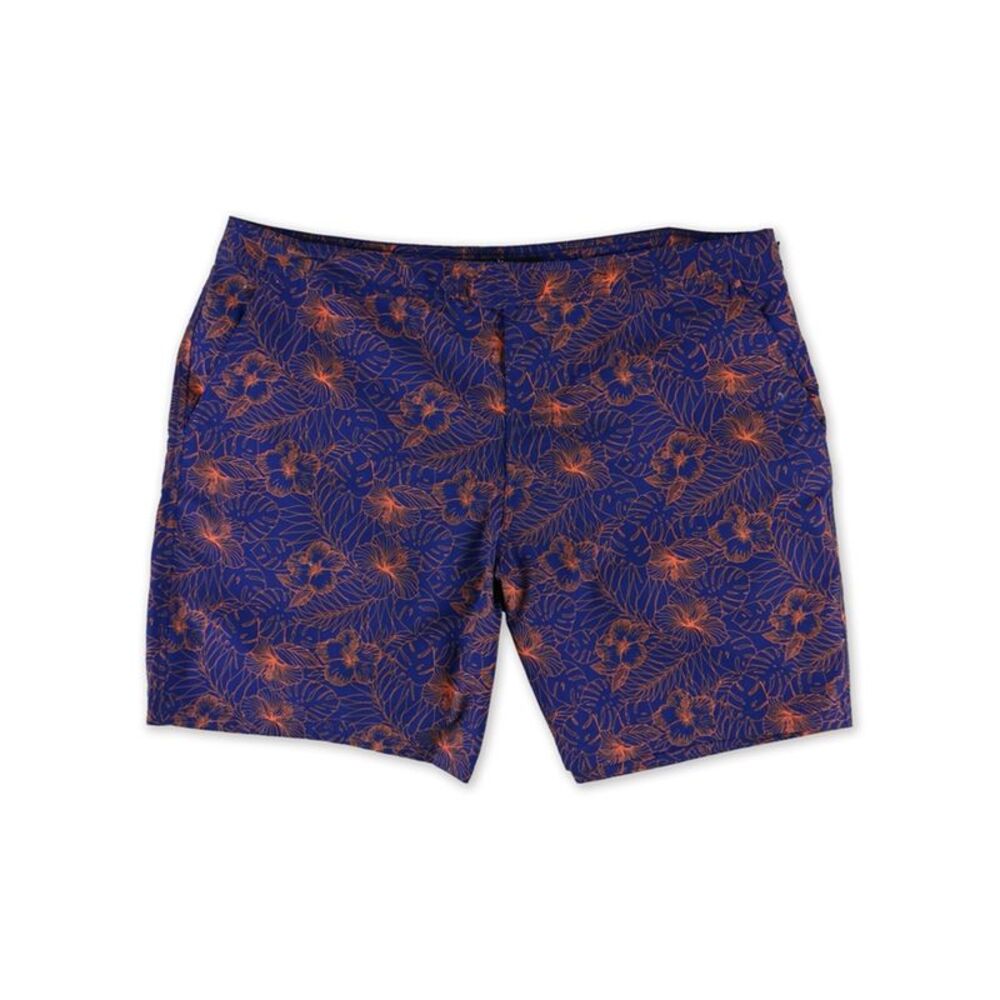 Marc Anthony Mens Slim-Fit Mini Print Swim Bottom Trunks, NWT